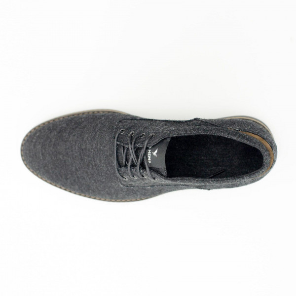 Туфлі конопляні Oxford Black